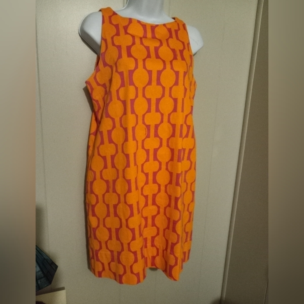 Gretchen Scott Designs Sleeveless cotton dress sz S.